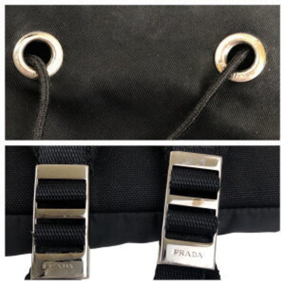 Prada Tessuto Triangular Backpack Nylon Black - image 5